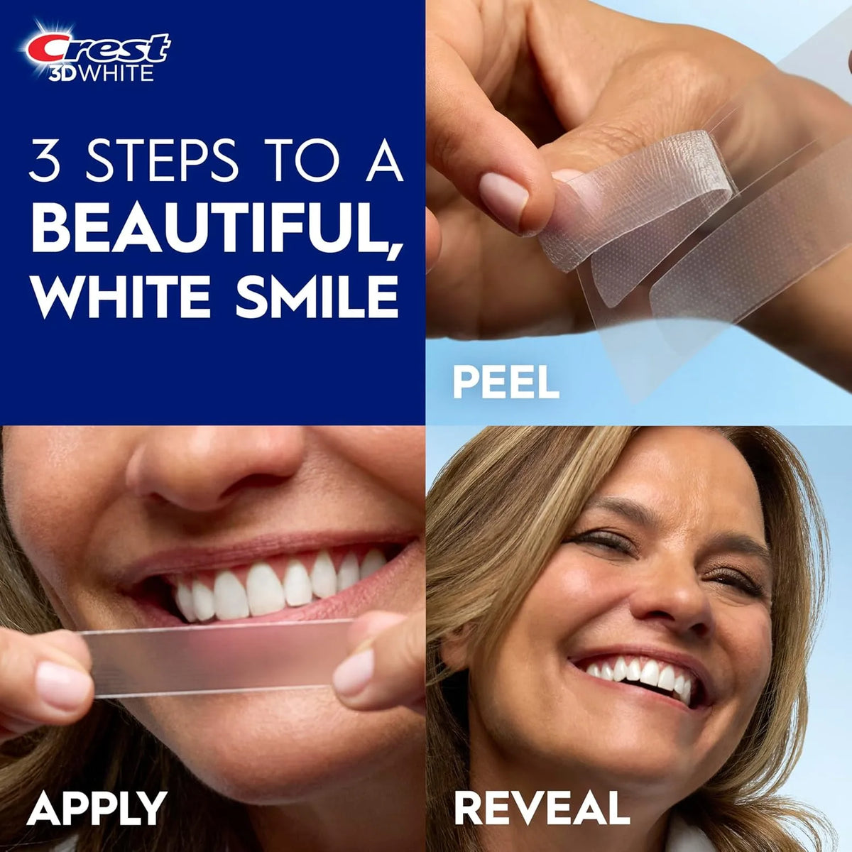 Crest 3D White Age Renewal White Strips Level 23 - 4 Bonus Pack