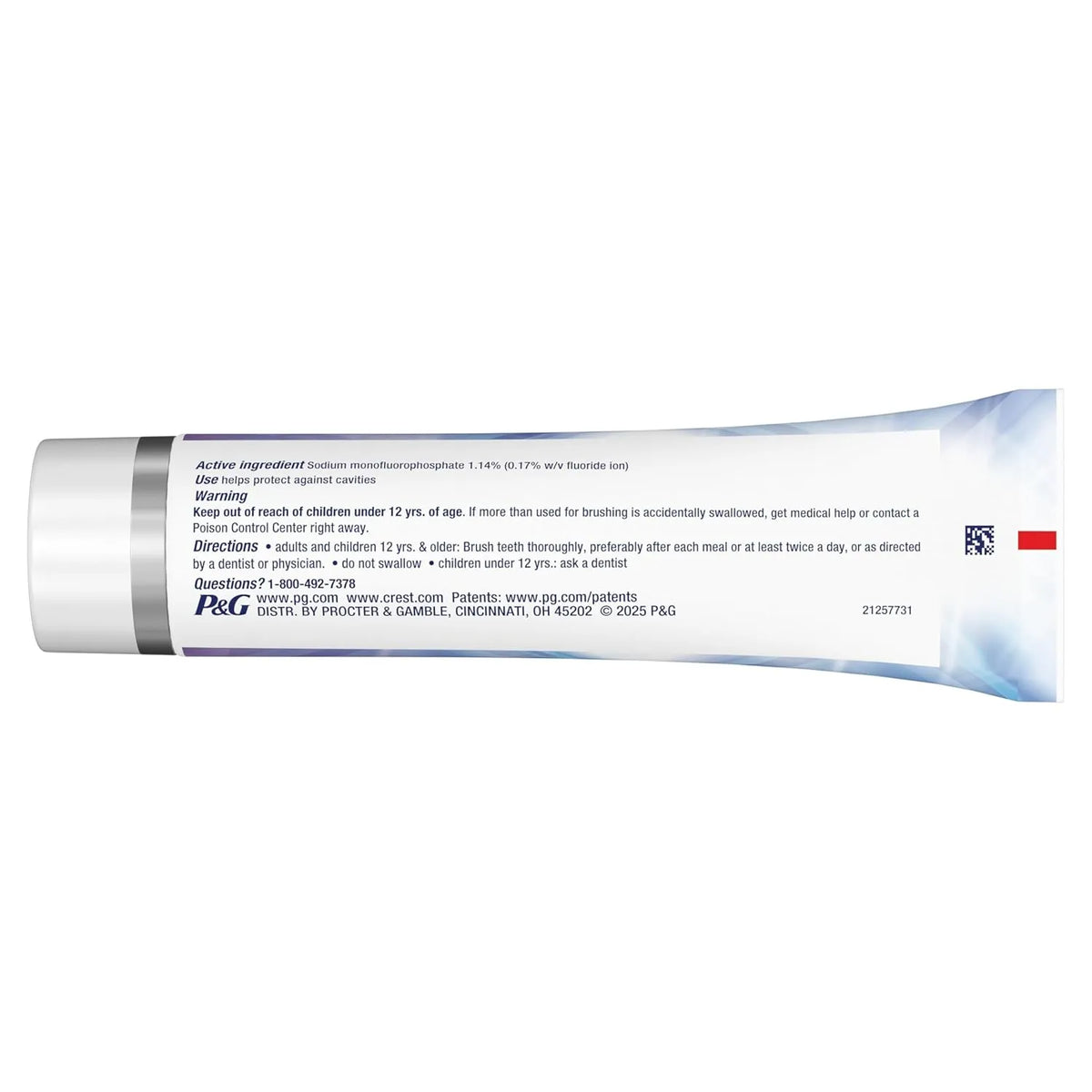 Crest 3D White Professional Ultra Whitening Toothpaste (Silver)