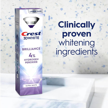 Crest 3D White Professional Ultra Whitening Toothpaste (Silver)