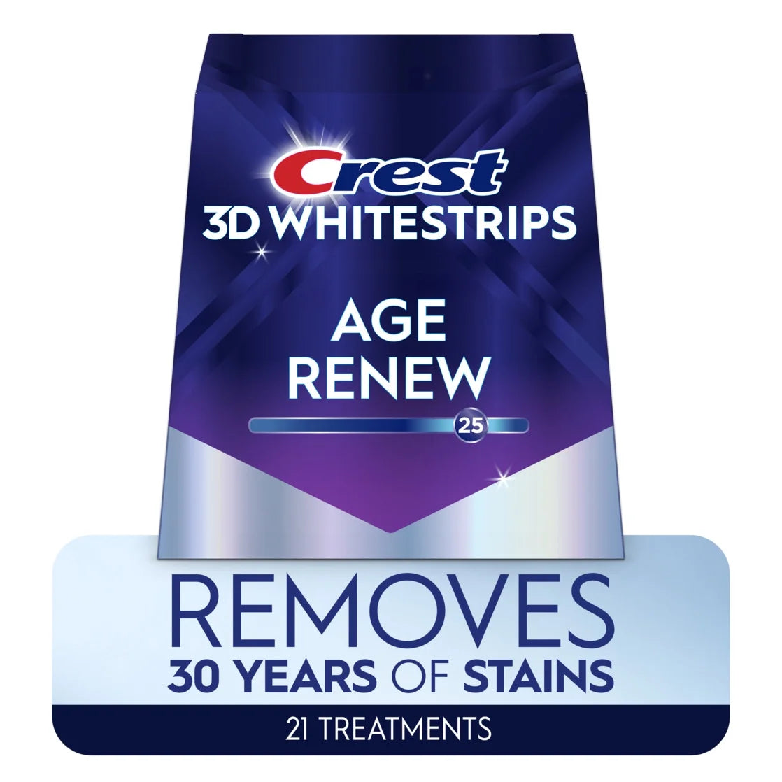 Crest 3D White Age Renew White Strips Level 25