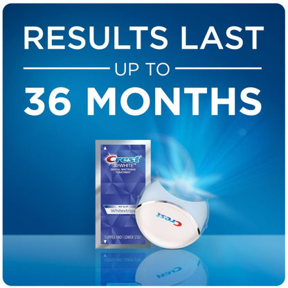 Crest 3D White Whitestrips With Light, Teeth Whitening Kit