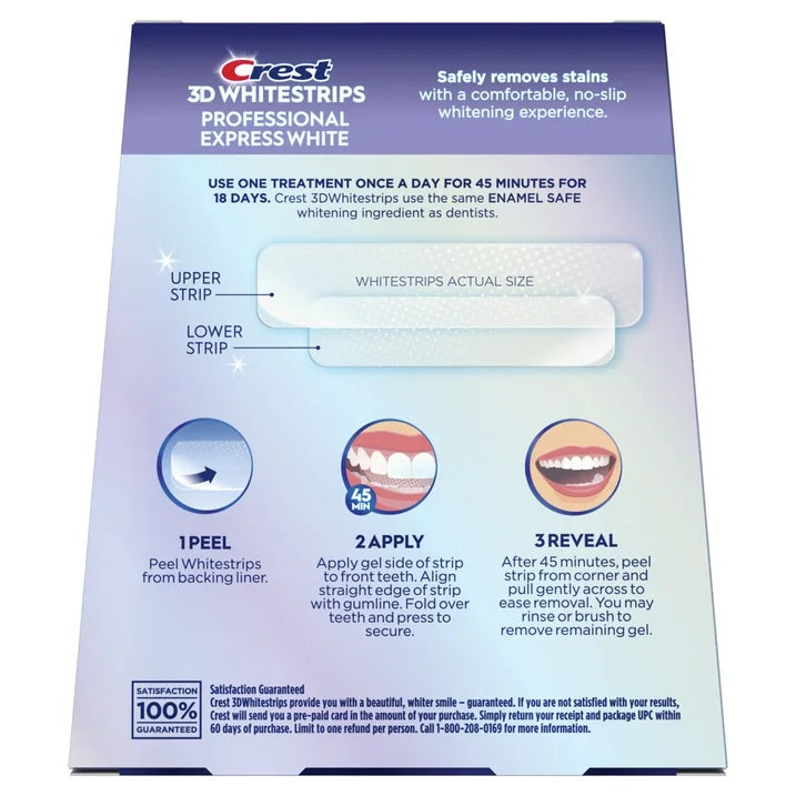Crest 3D Whitestrips Professional Express Level 12