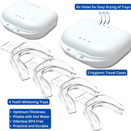 BPA-free mouldable mouth trays and cases